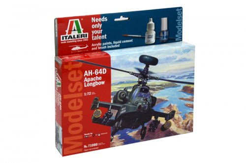 AH - 64 APACHE - MODELSET  Italeri ITAL71080