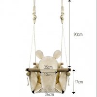 Πάνινη Κούνια Ecotoys 001 WHITE
